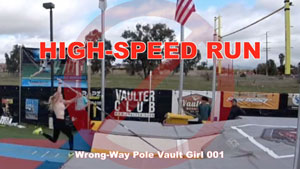 pole vault girl